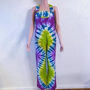 Beautiful boho handmade tie dye jumpsuit